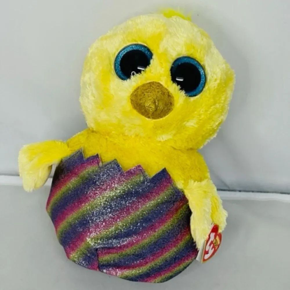 TY BEANIE BOOS MEGG the 10" EASTER CHICK MINT W/ Tags New Excellent. 10" tall